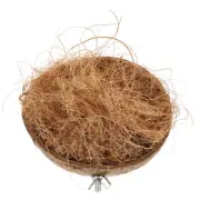Coconut Shell Bird Nest Parrots Mating Box Hanging House Nests for Cages Budgie