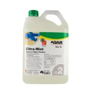 Agar Citra-Mist Spray & Wipe Cleaner Grease Remover Eco-Friendly Chemicals 5L