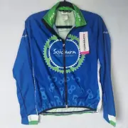 NWT Louis Garneau Women's Cycling Windbreaker Jacket Size M Sojourn Blue Green