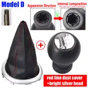 Car MT 5 Speed Gear Shift Knob with Boot Cover Fit For Suzuki S-Cross SX4 ALTO (for: Suzuki)