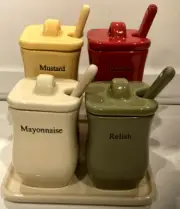 Longaberger Condiment Set-NEW CONDITION-SHIPS FREE!!!