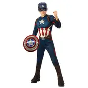 3pc Marvel Captain America Premium Kids Costume Set Cosplay Dress Up