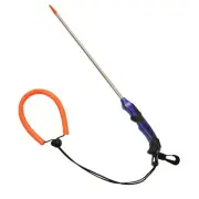 Lobster Tickle Stick – Stainless Steel Diving Tool with Molded Grip, Swivel H...