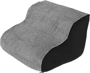 Kisangel Sponge Dog Ladder Pet Stair Puppy Bed Stairs Cloth Dark Grey Dog Ramps