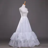 在飛比找Yahoo!奇摩拍賣優惠-新娘婚紗禮服專用裙撐荷葉邊裙撐 新娘結婚婚紗裙撐襯裙演出裙撐