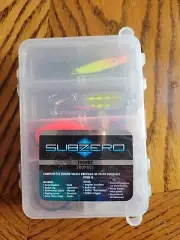 Subzero Trophy Complete Ice Fishing Tackle Kit New, sealed. Jigging spoon, hooks