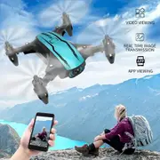 2022 Newest Drone 4K 1080P Camera WiFi Fpv Professional Air Pressure Altitude Hold Black Foldable RC Quadcopter Drone Toys for Children