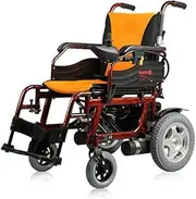 Foldable electric wheelchair, electric chair, lithium battery, ultra-portable foldable electric skateboard seat for disabled