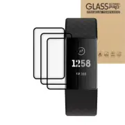 3PK PMMA Curved Screen Protector Film For Fitbit Charge 3