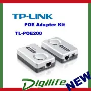TP-Link TL-POE200 Power Ethernet Adapter Kit-1 Injector & 1 Splitter 100 meters