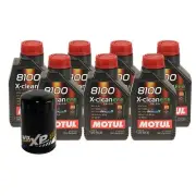 7L Motul 8100 X-CLEAN EFE 5W30 Wix XP Filter Motor Oil Change Kit API SN