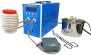 3000W High-frequency Induction Heating Machine Silver Gold Melting Furnace