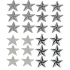 6Pcs Star Shape Rhinestone Patches Iron On Sew On for Clothes Bags