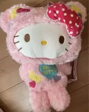 Hello Kitty Plush Doll 2Way Backpack Shoulder Bag Limited Atarikuji 2016 Sanrio
