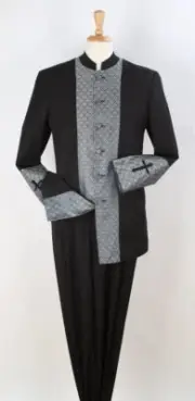 New Black Clergy suit With Tags (Sizes: 52R