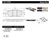 StopTech Disc Ultra-Premium Brake Pad Set for 07 - 17 Toyota Camry 105.12930 (for: Toyota)