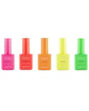 Aprs Nail Unisex 0.5oz French Manicure Gel Neon Ombre Set