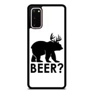 Funny Bear or Deer Beer Case Cover Samsung Galaxy S23 S22 Plus Ultra S21+ S20
