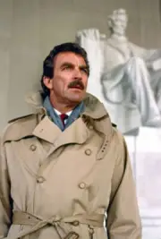 Tom Selleck on Magnum PI 1988 TV OLD PHOTO 3