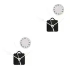 1/2/3 Clock Movement Practical And Durable DIY Clock Repair Kit White Wide