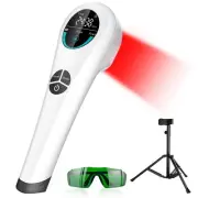 Cold Laser Red Light Therapy Wand with Stand, Infrared Light Therapy Device T...