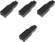 TEHAUX 4pcs Data Transfer Adapter Cable 6 Pin Female to 9 Pin Made for Fw400 to Fw800 Fast Speed Ideal for Computer Accessories