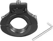 AsrMyjcx Camera Handlebar Mount Adapter with 1/4 Thread Bike Camera Mount for Mountain Bicycle, Black