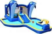 Inflatable Water Park Blow up Slide Bouncy Castle Bouncer Activity Centre Sli...