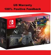 Nintendo Switch MONSTER HUNTER RISE Deluxe Bundle 32GB Game Console+2 Gray JS