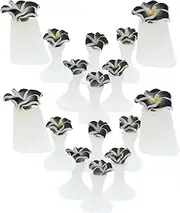VICASKY 3 Sets Silicone Toe Separators for Nail Art Flexible Dividers for Professional Nail Care Comfortable and Reusable Spacers for Home and Salon Use Total