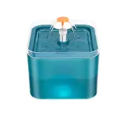 YES4PETS Automatic Electric Pet Water Fountain Dog Cat Water Feeder Bowl Dispenser W LED Green