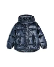 Scotch & Soda Girls' Short Metallic Puffer Jacket - Little Kid, Big Kid