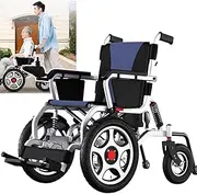 Electric Wheelchair for Adults, Foldable Motorized Wheelchair with 500W Motors, All Terrain Wheelchairs, Rear Shopping Bag, Toolkit