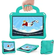 [Nexue] Case for Samsung Galaxy Tab S9 FE 5G Shockproof Galaxy Tab S9 Cover with Anti-Slip Handle Stand Kids Tablet Case for Galaxy Tab S9 FE 10.9 inch and Galaxy Tab S9 11" 2023 (Glacier Green)