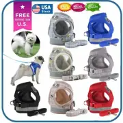 Reflective Dog Harness Leash Nylon Pet Cat Soft Mesh Vest Small Medium Puppy US