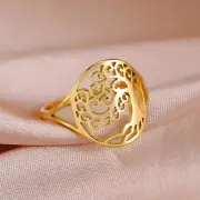 Tree of Life Ring Stainless Steel Ring