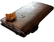 Genuine Leather case fo Galaxy s22 S23 S24 S25 Ultra Wallet Note s21 FE Note 21