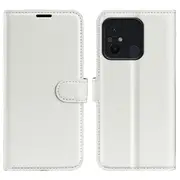 Protective Phone Case For Xiaomi Redmi 12C 4G Litchi Texture Flip Leather Cover Wallet Stand