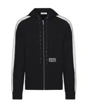 VLTN patch hoodie black