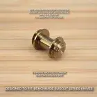 Benchmade 535 535S 535GRY-1 BUGOUT Custom BRASS Anodized Titanium Axis Lock Bar