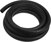 X AUTOHAUX Car Flexible Straight Heater Hose Multi Purpose Hose Rubber Black 5m 16.40ft Length 22mm 0.87" Inner Diameter