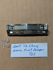 AMT 72 CHEVY NOVA FRONT BUMPER NEW! 1/25
