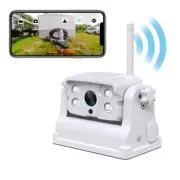 Magnetic Wireless Backup Camera Rechargeable Battery Fo Hitching Gooseneck Horse