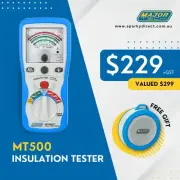 Major Tech Major Tech MT500 | 1000V Analogue Insulation Tester