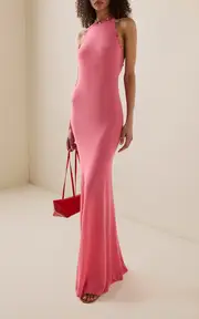 [Christopher Esber] Embellished Knit Maxi Dress