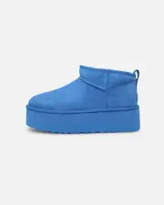 [UGG BOOTS] Ugg Boots Women's Classic Ultra Mini Platform Blue - Size 5 5 Blue