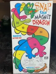 SEALED RARE 1969 Snap The Magnet Dragon Magnetic Toy Magnetic Action Toy