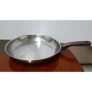 法國特福 30公分 不鏽鋼平底鍋 tefal stainless steel induction 12in/30cm