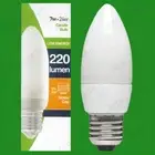 6x 7W Low Energy Power Saving CFL Candle Light Bulbs ES, E27, Edison Screw Lamps