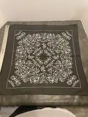 NEW Captain Morgan rum tattoo black white bandana 20" new unused free ship